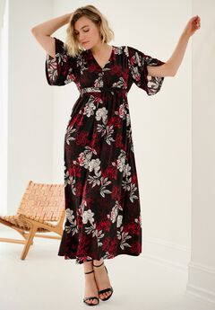 Knit Tie-Back Maxi