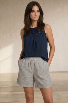 Plus Size Navy Tanks