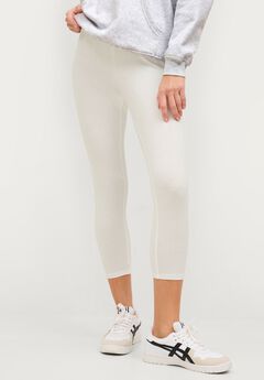 Cotton Spandex Capri Length Leggings