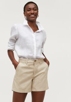 Stretch Chino Mid-rise Shorts