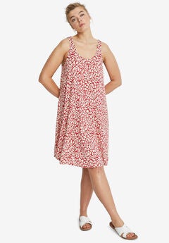Crossover Back Tank Dress