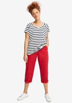 Seamed Capris