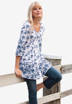 Plus Size Tiered Tops