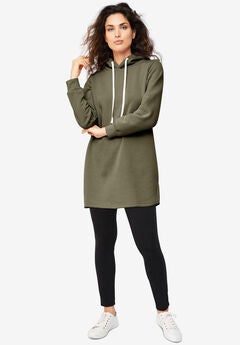 Hooded Sweatshirt Tunic