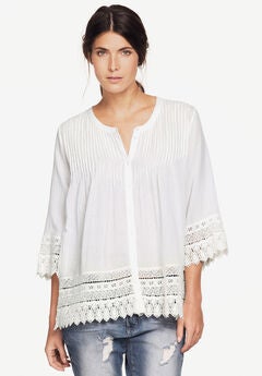 Crochet Trim Blouse