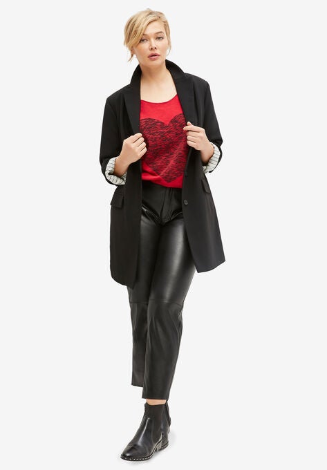 Long Boyfriend Blazer, , alternate image number null