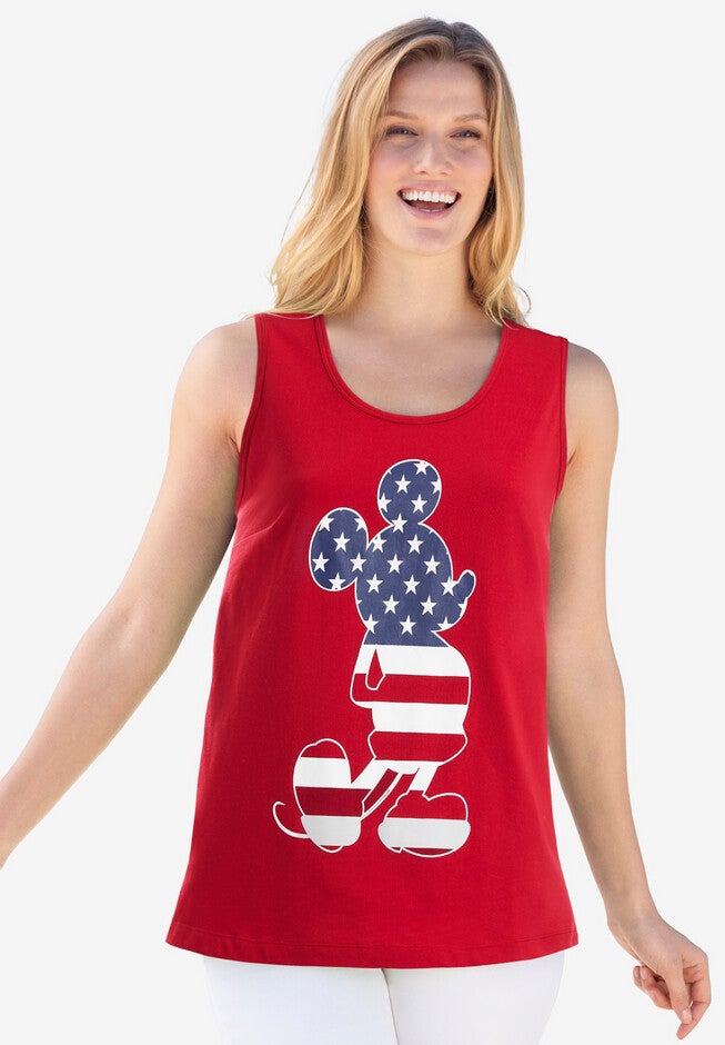 Red, White & Blue Mickey Tank, NO COLOR, hi-res image number null