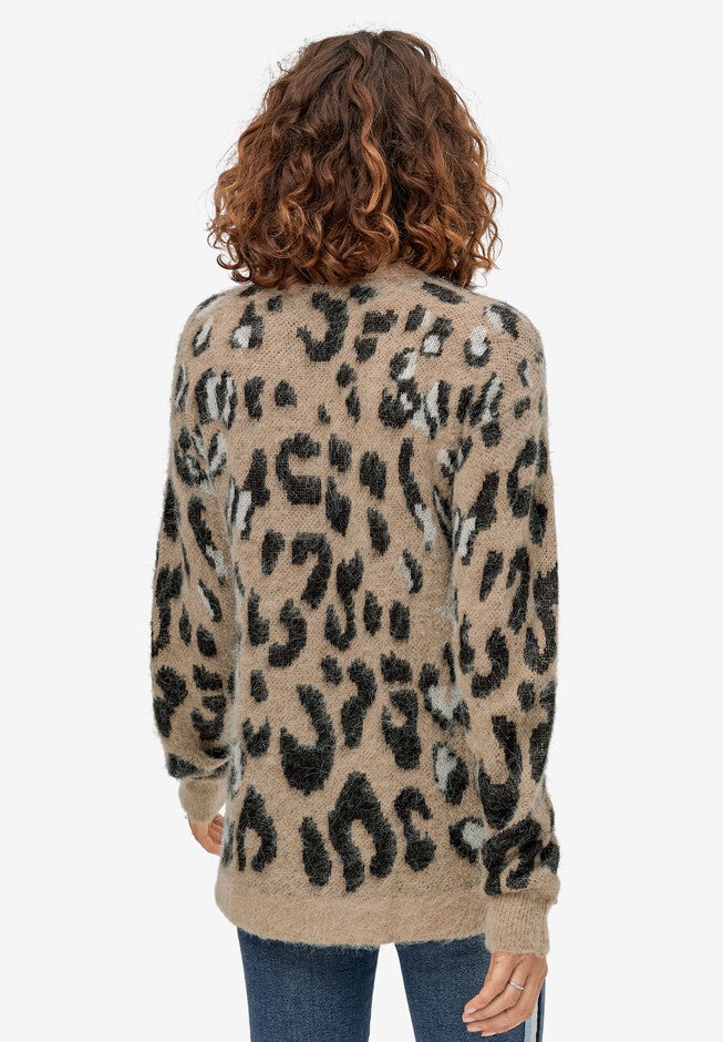 Leopard Print Sweater, , on-hover image number 1