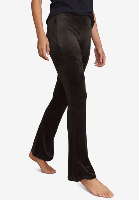 Velour Bootcut Lounge Pants, , alternate image number null