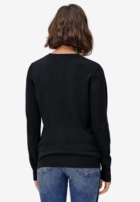 Button-Cuff Pullover, , on-hover image number null