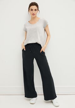 Plus Size Wide Leg Sweatpants