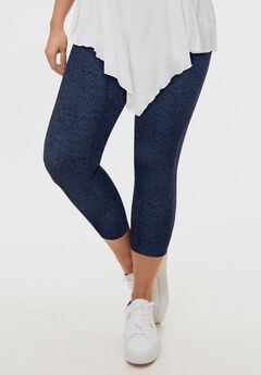 Cotton Spandex Capri Length Leggings