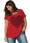 Love Ellos Tee, CLASSIC RED HEART, hi-res image number null