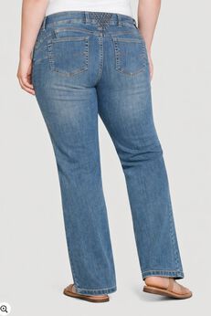 Plus Size Mid Rise Jeans