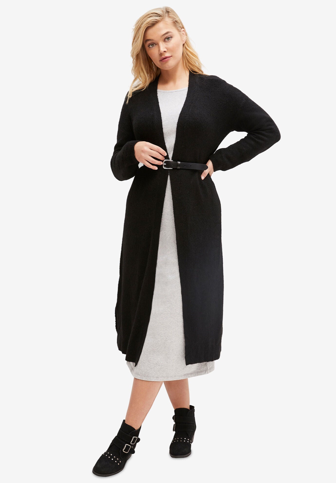 roamans long cardigan