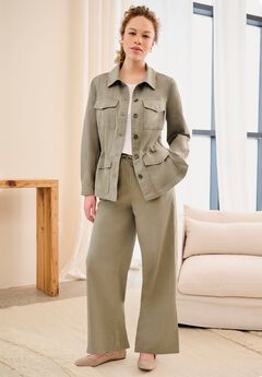 Drapey Wide Leg Pant