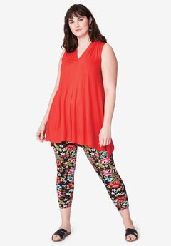 Knit Capri Leggings