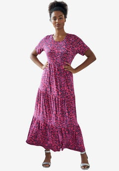 Plus Size Tiered Dresses