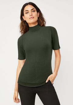 Mock Neck Tee
