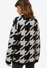 Houndstooth Pullover Sweater, , on-hover image number null