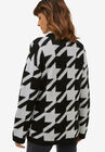Houndstooth Pullover Sweater, , on-hover image number null
