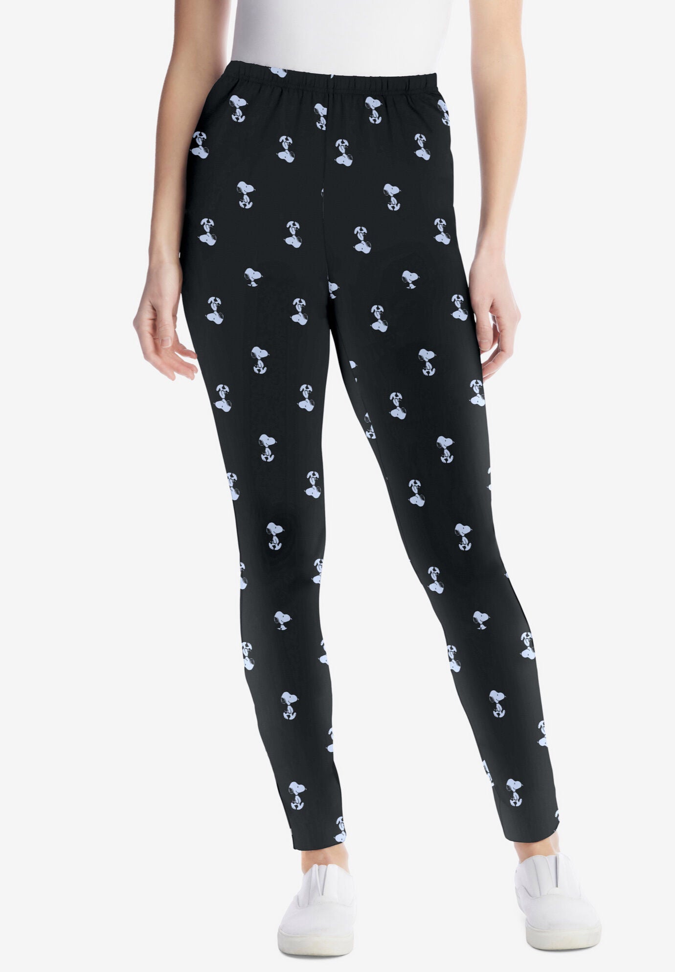Peanuts Snoopy Allover Print Leggings Roaman's
