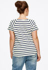 Rounded V-neck Tee, , on-hover image number null