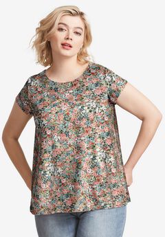 Plus Size Gray Shirt