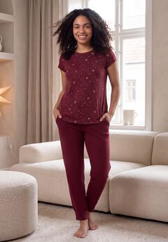 French Terry Drawstring Elastic Waistband Jogger