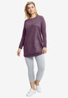 Love Tunic Sweatshirt, DUSTY PURPLE, hi-res image number null