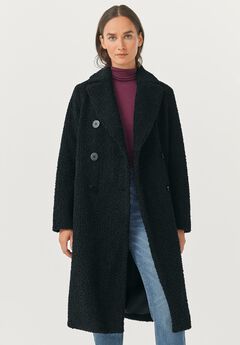 Double-Breasted Teddy Coat