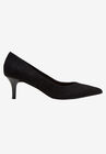 Pointed Toe Kitten Heel, BLACK, hi-res image number null