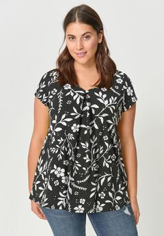 Twisted V-neck Tee