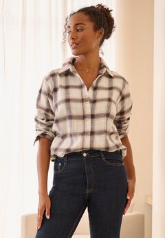 Plaid Flannel Shirt