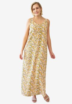 Plus Size Fitted Maxi Dresses