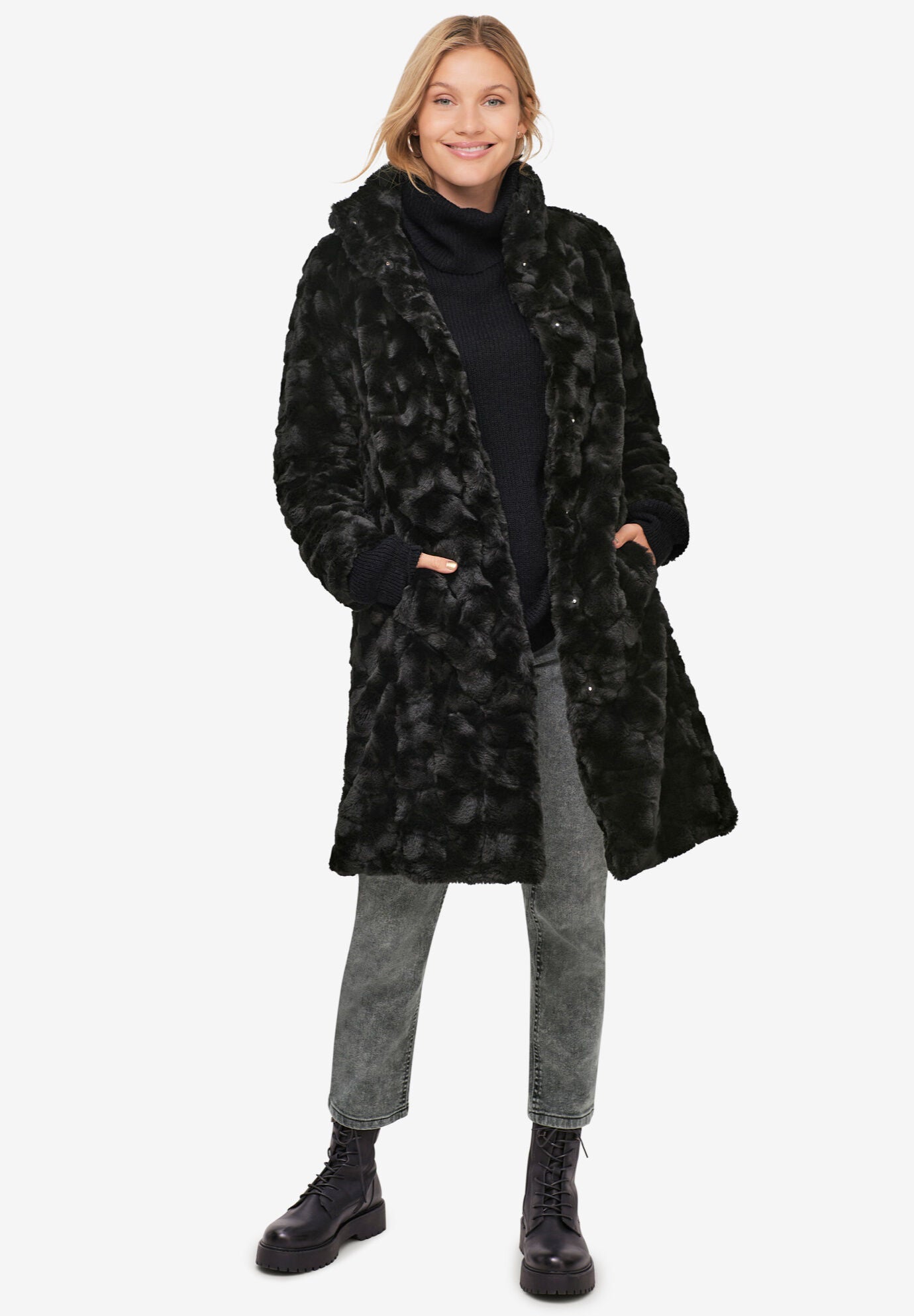 Roamans fur coats deals