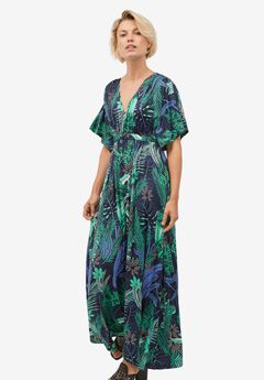 Knit Tie-Back Maxi