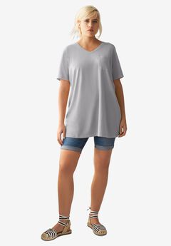 V-neck A-line Tunic