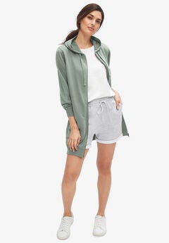French Terry Drawstring Shorts