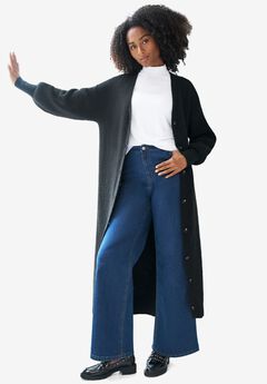 Button Front Duster Cardigan