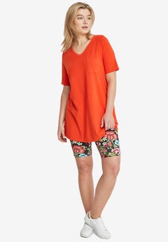 Plus Size Spandex Shorts