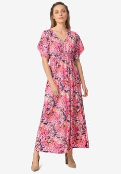 Knit Tie-Back Maxi
