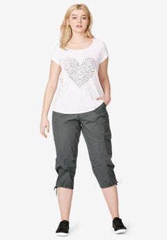 Stretch Cargo Capris by ellos®