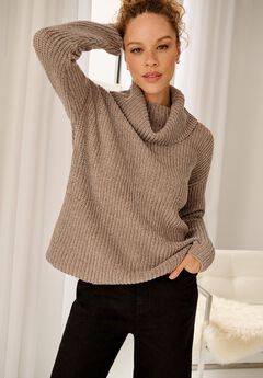Chenille Turtleneck Sweater