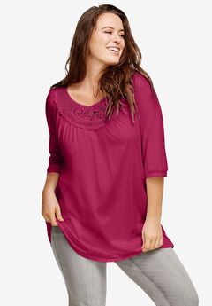 Crochet Trim Tunic