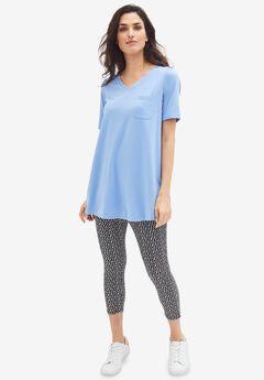 V-neck A-line Tunic