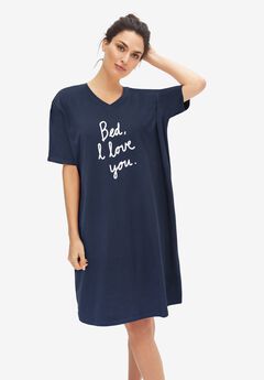 V-Neck Sleep Shirt