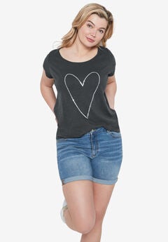 Plus Size Womens Cotton T Shirts