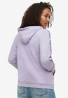 Ruffle-Trim Zip-Front Hoodie, , on-hover image number null