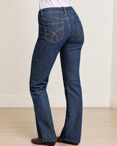 Stretch Mid-rise Bootcut Jeans
